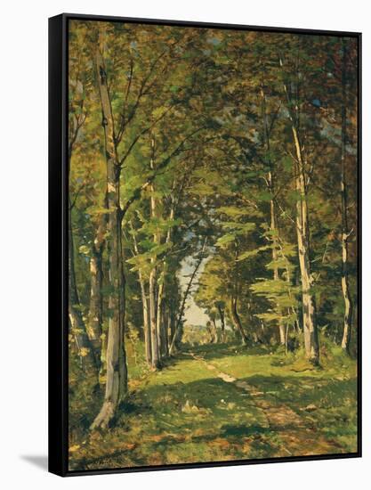 The Woods of Famars, 1887-Henri-Joseph Harpignies-Framed Stretched Canvas