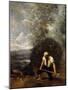 The Woodsman-Jean-Baptiste-Camille Corot-Mounted Giclee Print