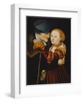 The Wooer-Lucas Cranach the Elder-Framed Giclee Print