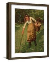 The Wool Gatherer-Henry Herbert La Thangue-Framed Giclee Print