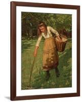 The Wool Gatherer-Henry Herbert La Thangue-Framed Giclee Print