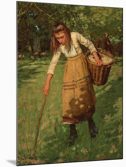 The Wool Gatherer-Henry Herbert La Thangue-Mounted Giclee Print