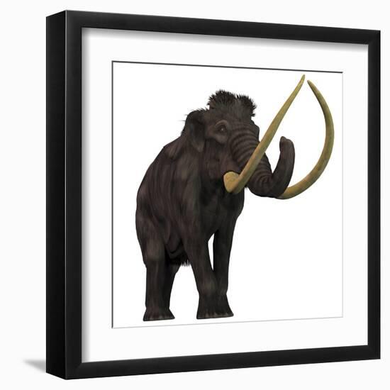 The Woolly Mammoth-null-Framed Art Print