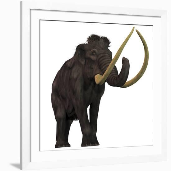 The Woolly Mammoth-null-Framed Art Print