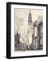 The Woolworth Building, 1912-Joseph Pennell-Framed Giclee Print