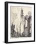 The Woolworth Building, 1912-Joseph Pennell-Framed Giclee Print