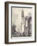 The Woolworth Building, 1912-Joseph Pennell-Framed Giclee Print