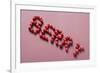 The Word Berry Written in Cranberries-Eising Studio - Food Photo and Video-Framed Photographic Print