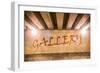 The Word Gallery Painted as Graffiti-Semmick Photo-Framed Photographic Print