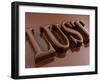 The Word Lust, Chocolate-coated-Kai Stiepel-Framed Photographic Print