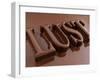 The Word Lust, Chocolate-coated-Kai Stiepel-Framed Photographic Print