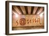 The Word Sound with Bass Speaker as Graffiti-Semmick Photo-Framed Photographic Print