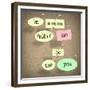 The Words In A Room Full Of No Be The Yes Saying Pinned On A Bulletin Board-iqoncept-Framed Premium Giclee Print