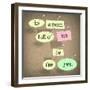 The Words In A Room Full Of No Be The Yes Saying Pinned On A Bulletin Board-iqoncept-Framed Art Print