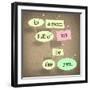 The Words In A Room Full Of No Be The Yes Saying Pinned On A Bulletin Board-iqoncept-Framed Art Print