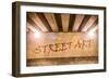 The Words Street Art Painted as Graffiti-Semmick Photo-Framed Photographic Print