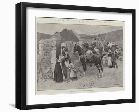 The Work of Repatriation in South Africa-Charles Auguste Loye-Framed Giclee Print