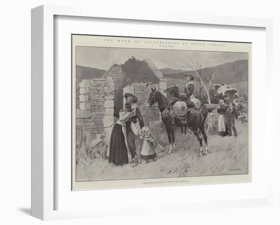 The Work of Repatriation in South Africa-Charles Auguste Loye-Framed Giclee Print