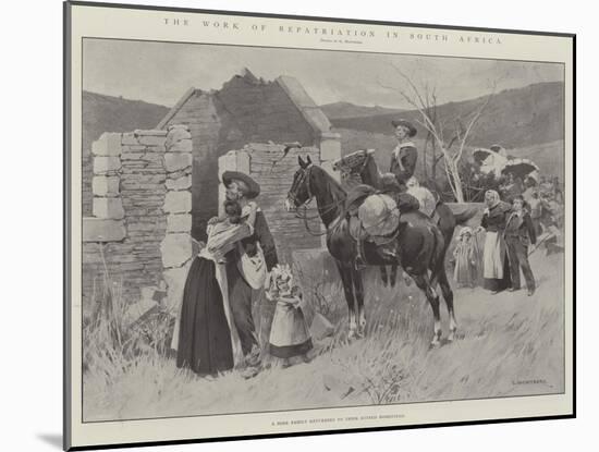The Work of Repatriation in South Africa-Charles Auguste Loye-Mounted Giclee Print