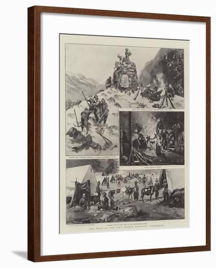 The Work of the Indo-Afghan Boundary Commission-null-Framed Giclee Print