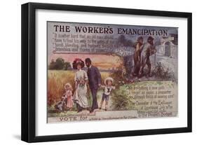 The Worker's Emancipation-null-Framed Giclee Print