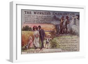 The Worker's Emancipation-null-Framed Giclee Print