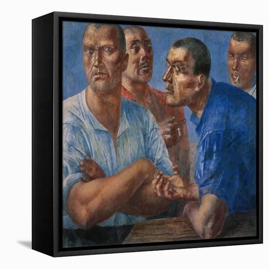 The Workers-Kuzma Sergeyevich Petrov-Vodkin-Framed Stretched Canvas