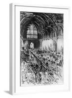 The Workmen in Possession, Westminster Hall, London, 1910-Joseph Pennell-Framed Giclee Print