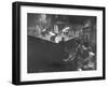 The Workmen Quickly Covering the Ingot with Vermiculite-Ralph Morse-Framed Photographic Print