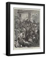 The Workmen's Riots in Berlin, Scene on Thursday Evening, 25 February-null-Framed Giclee Print