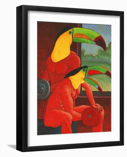 The Workout-John Newcomb-Framed Giclee Print