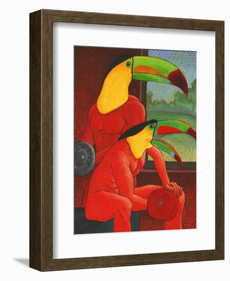 The Workout-John Newcomb-Framed Giclee Print