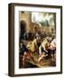 The Works of Misericordes (Detail). (Oil on Canvas)-Frans II the Younger Francken-Framed Giclee Print