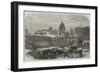 The Works of the Metropolitan Extension Railway in Smithfield-null-Framed Giclee Print