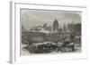 The Works of the Metropolitan Extension Railway in Smithfield-null-Framed Giclee Print