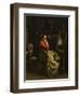 The Workshop of Corot, Young Woman with Red Blouse, 1865-1870-Jean-Baptiste-Camille Corot-Framed Giclee Print