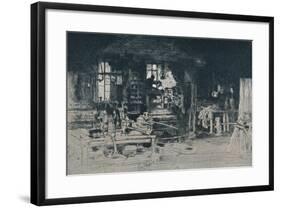 'The Workshop, Stirling', 1905-David Young Cameron-Framed Giclee Print