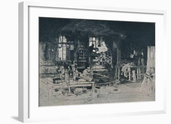 'The Workshop, Stirling', 1905-David Young Cameron-Framed Giclee Print