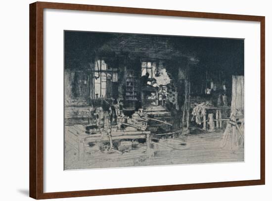 'The Workshop, Stirling', 1905-David Young Cameron-Framed Giclee Print