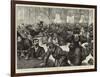 The World at Monte Carlo, the Rush for Seats on the Opening of the Doors of the Casino-Charles Paul Renouard-Framed Giclee Print