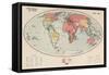 The World at War, 1914-1918 (Colour Litho)-English School-Framed Stretched Canvas