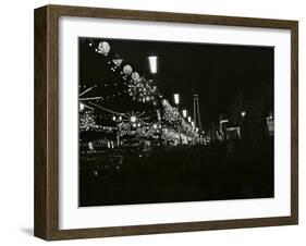 The World Famous Blackpool Illuminations in the Lancashire Seaside Resort-null-Framed Premium Photographic Print