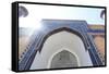 The world-famous Islamic architecture of Samarkand, Uzbekistan, Central Asia CHECK-David Pickford-Framed Stretched Canvas