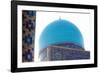 The world-famous Islamic architecture of Samarkand, Uzbekistan, Central Asia-David Pickford-Framed Photographic Print