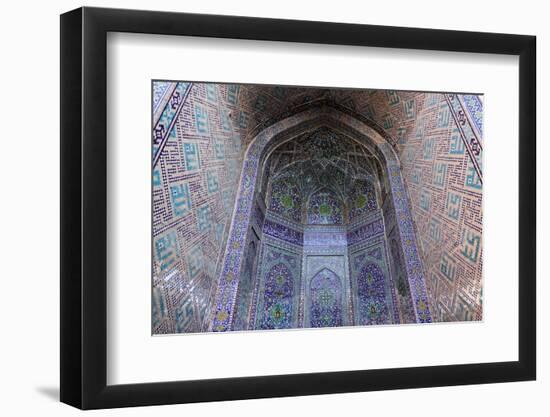 The world-famous Islamic architecture of Samarkand, Uzbekistan, Central Asia-David Pickford-Framed Premium Photographic Print