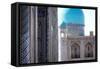 The world-famous Islamic architecture of Samarkand, Uzbekistan, Central Asia-David Pickford-Framed Stretched Canvas