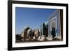 The world-famous Islamic architecture of Samarkand, Uzbekistan, Central Asia-David Pickford-Framed Photographic Print