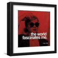 The world fascinates me-null-Framed Art Print