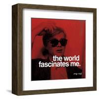 The world fascinates me-null-Framed Art Print