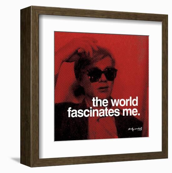 The world fascinates me-null-Framed Art Print